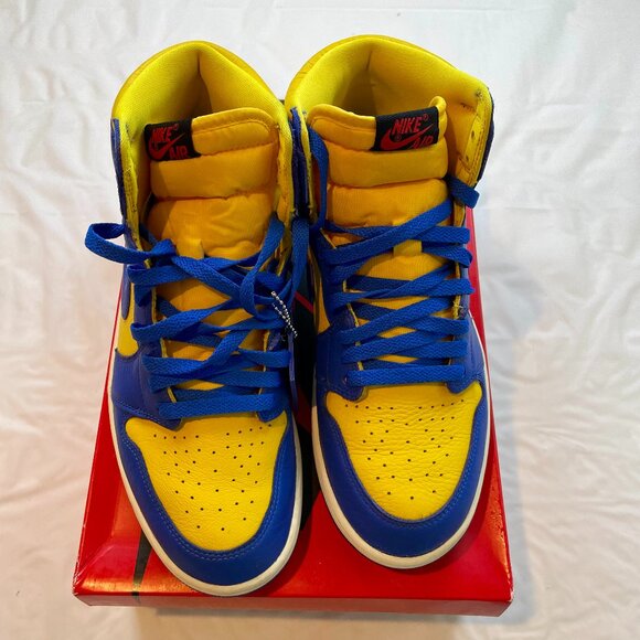 Air Jordan 1 Retro High OG Reverse Laney Sneakers Size 10.5 - Picture 1 of 8